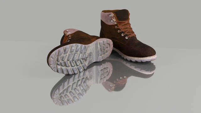 boots 3D Model .c4d .max .obj .3ds .fbx .stl .blend 