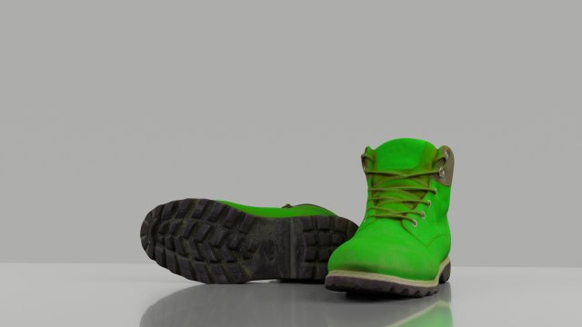 men winter boots Modelo 3D .c4d .max .obj .3ds .fbx .stl .blend 