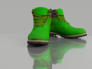 men winter boots Modelo 3D