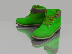 men winter boots Modelo 3D