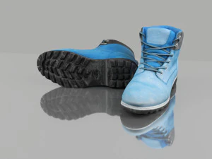 boots low poly 3D Model