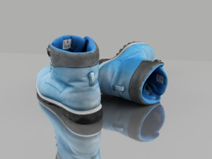 boots low poly 3D 模型