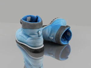 boots low poly 3D Model