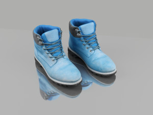 boots low poly 3D 模型