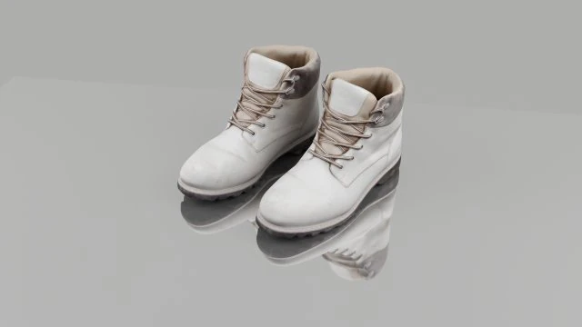 old boots low poly 3D Model .c4d .max .obj .3ds .fbx .stl .blend 