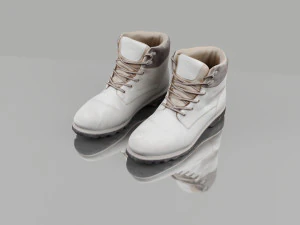 old boots low poly 3D Model