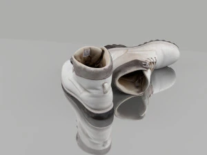 old boots low poly 3D Model