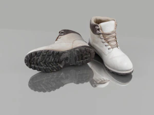 old boots low poly 3D Model