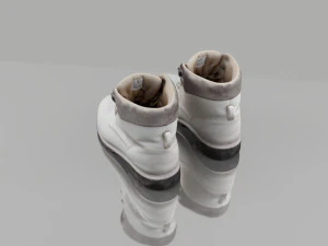old boots low poly 3D Model