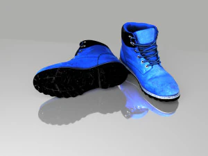 boots low poly 3D Model
