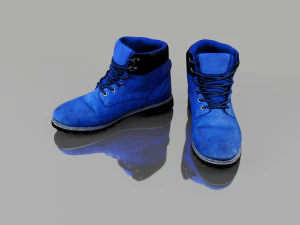 boots low poly 3D Model