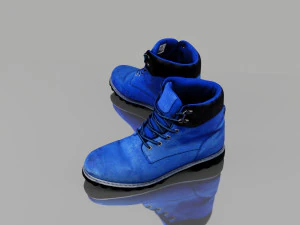 boots low poly 3D Model