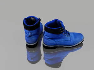 boots low poly 3D Model