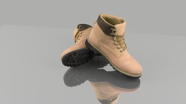 boots 3D Modell .c4d .max .obj .3ds .fbx .stl .blend