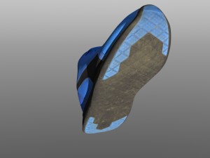 sneaker low poly Model 3D