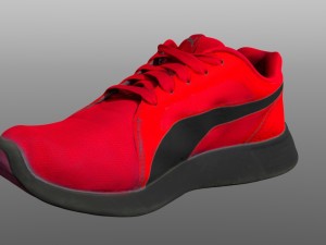 sneakers low poly Modello 3D