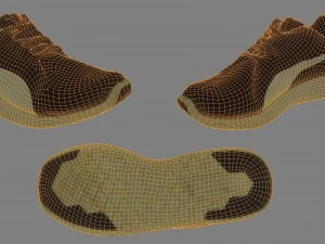 sneaker low poly 3D Model