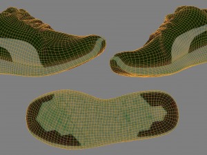sneaker low poly 3D Model