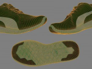 sneaker low poly 3D Model