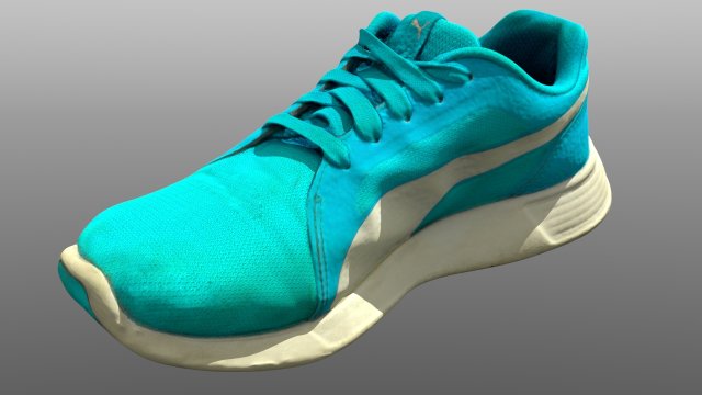 sneaker low poly Modello 3D .c4d .max .obj .3ds .fbx .stl .blend 