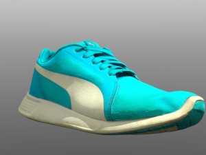 sneaker low poly Modello 3D