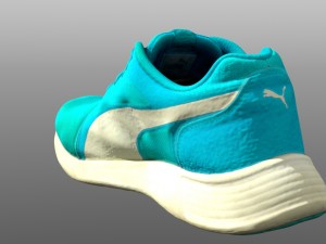 sneaker low poly Modello 3D