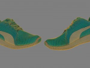 sneaker low poly 3D Model