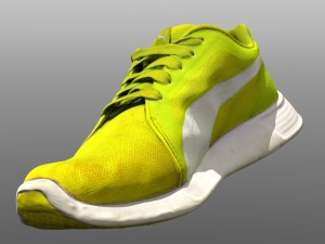 sneaker low poly 3D मॉडल