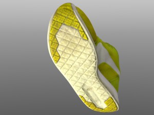 sneaker low poly 3D मॉडल