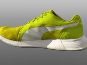 sneaker low poly 3D मॉडल