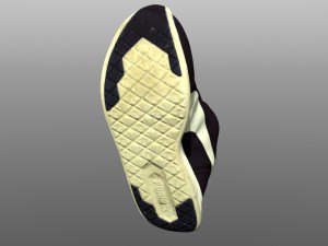 sneaker low poly Model 3D