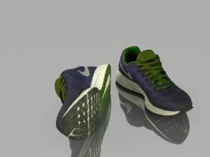 кросівки low poly 3D Модель