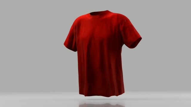 t-shirt low poly 3D 模型 .c4d .max .obj .3ds .fbx .stl .blend