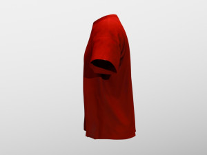 t-shirt low poly 3D 模型
