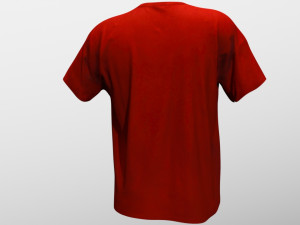 t-shirt low poly 3D 模型