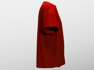 t-shirt low poly 3D 模型