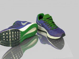 pair of sneakers 3Dモデル