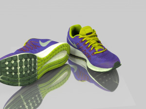 low poly sneakers 3D 모델