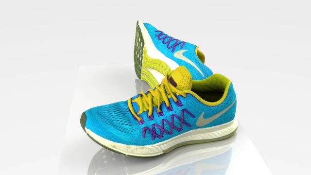 pair of shoes Model 3D .c4d .max .obj .3ds .fbx .stl .blend 