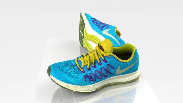 pair of shoes 3D Model .c4d .max .obj .3ds .fbx .stl .blend 