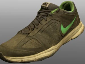 old sneaker low poly 3D Model