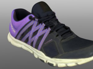 sneaker low poly Modello 3D