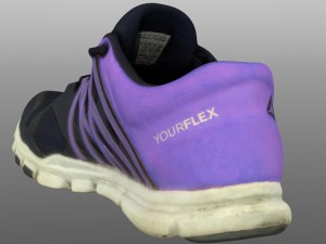 sneaker low poly Modello 3D