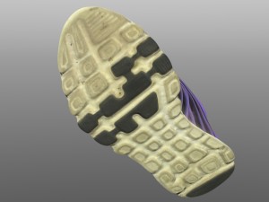sneaker low poly Modello 3D