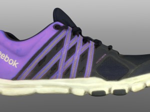sneaker low poly Modello 3D