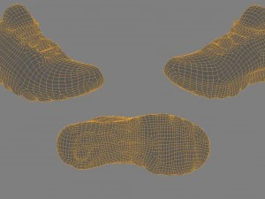 sneaker low poly 3D Model