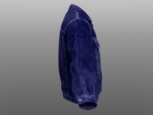 jeans jacket closed 3Dモデル