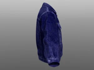jeans jacket closed 3D Model