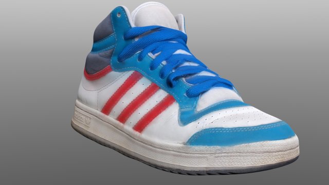 sneakers low poly model 3D Модель .c4d .max .obj .3ds .fbx .stl .blend 