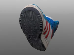 sneakers low poly model 3D Model